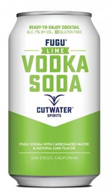 Cutwater Spirits Fugu Lime Vodka Soda (355ml) (355ml)